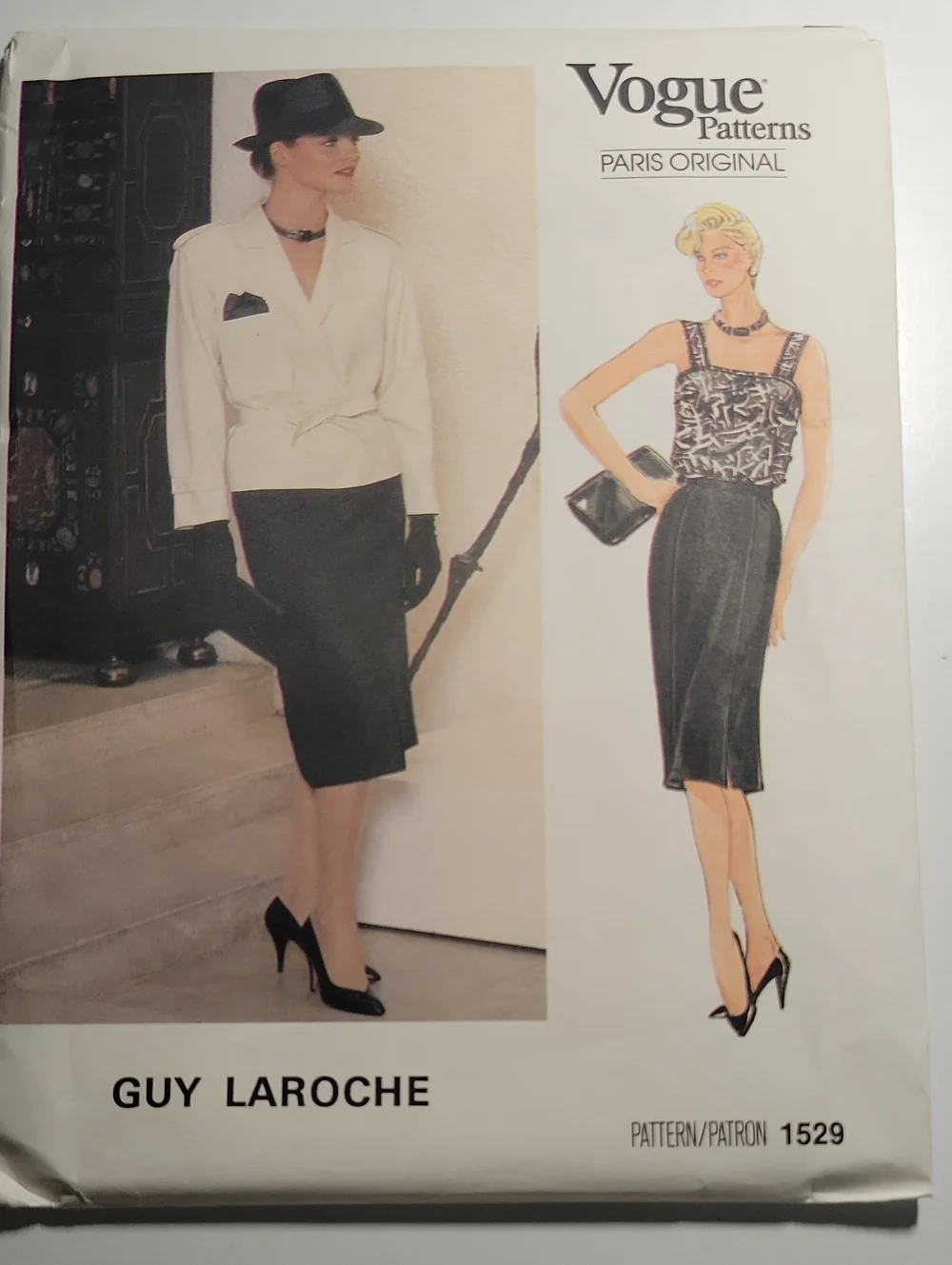 Vintage Vogue Paris Original #1529 Sewing Pattern, Size 10, UNCUT